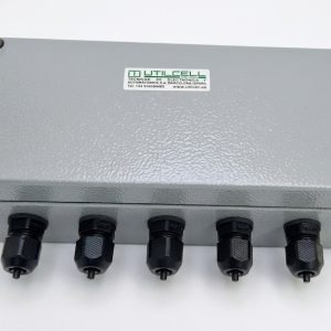Utilcell Aansluitbox 4 loadcells Aluminium IP (overspanningsbeveiliging)